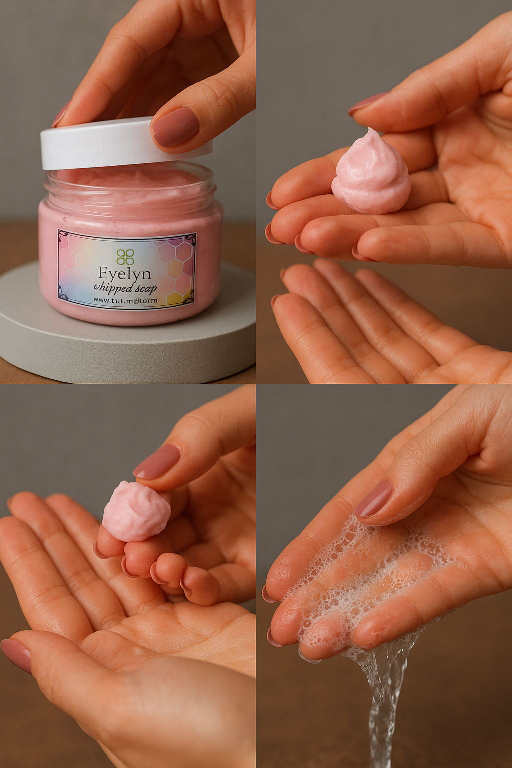 صابون خامه‌ای ارگانیک Evelyn – Organic Cream Soap مرطوب‌کننده و نرم‌کننده پوست بدون خشکی