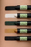 مداد چشم آرایشی ارگانیک Evelyn – Organic Eyeliner Pencil مشکی نرم و ضدحساسیت با ماندگاری بالا